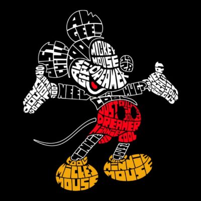 Mickey Mouse 2 en caligrafía