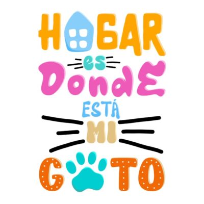Hogar es donde está mi gato - N