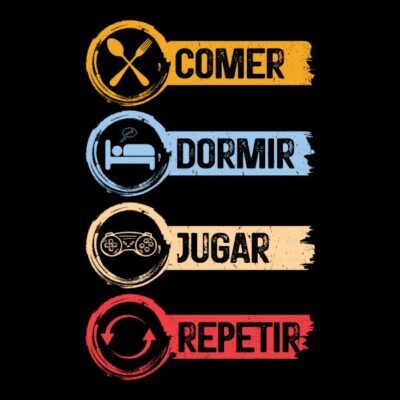 Comer, dormir, jugar, repetir