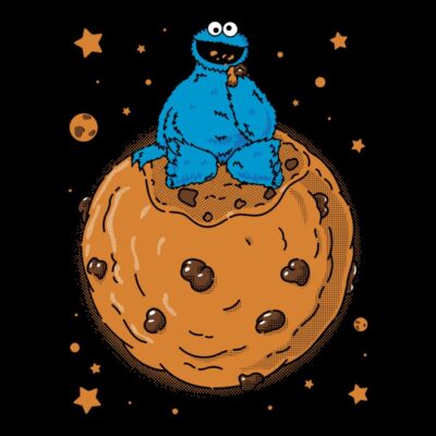 Petit Cookie Monster Dark Shirt