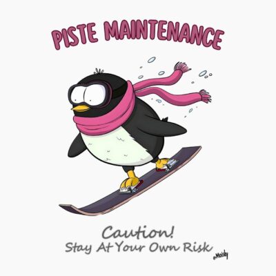 El pinguino esquiador