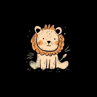 León naive y minimalista