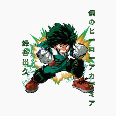 Héroe pelo verde academia, cartoonish