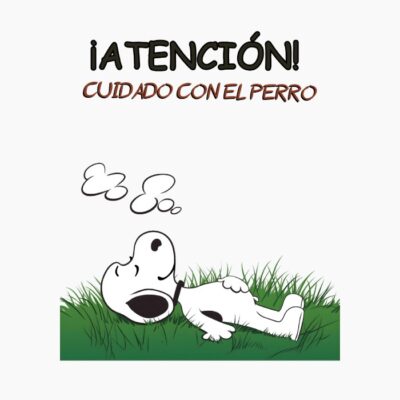 Beagle atención, cuidado con el perro