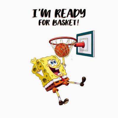 Esponja jugando al basket