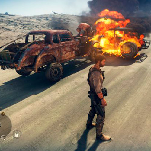 Imagen de gamplay del videojuego mad max.