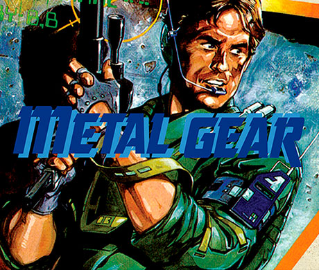 Imagen de la portada del juego Metal Gear de 1987.