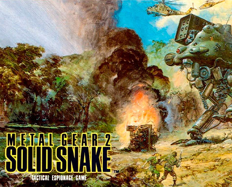 Imagen de portada del juego Metal Gear 2: Solid Snake.