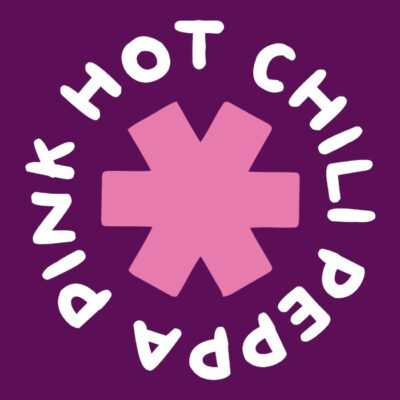 Pink hot chili Peppa, comic. Fondo oscuro.