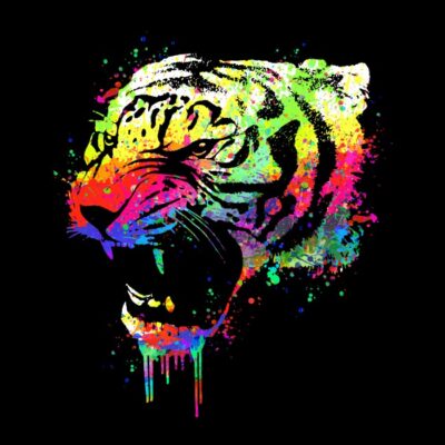 Neon tiger