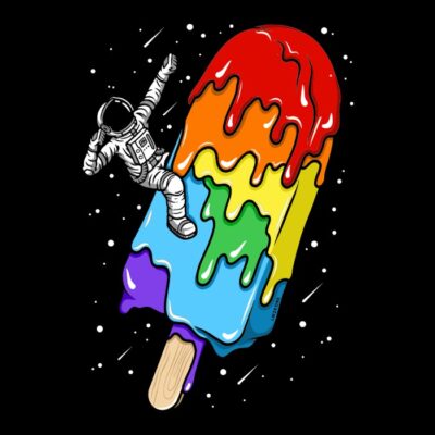 Ice Cream Astronaut - Rainbow