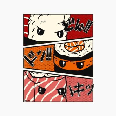 Manga cases personnages sushis