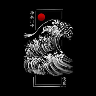 Ola de Kanagawa moderna - Plata