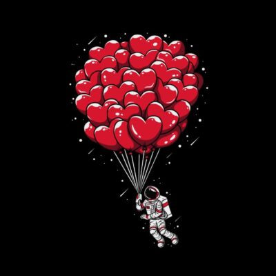Heart Balloon Astronaut