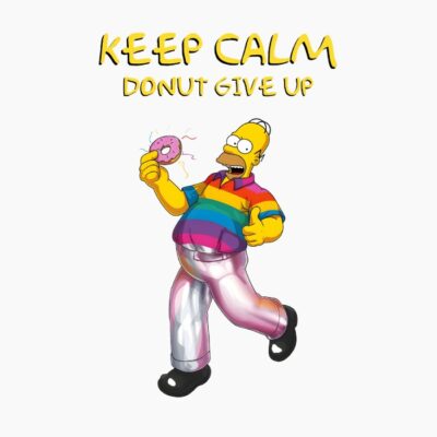 Dia del orgullo, LGTBIQ+, Padre dibujos animados con rosquilla