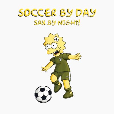 Hermana dibujos animados, jugando al futbol, frase en inglés,