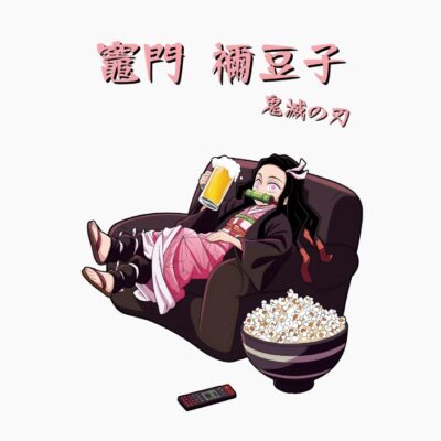 Nezuko Kamado, Kimetsu No Yaiba, demon slayer, viendo un partido