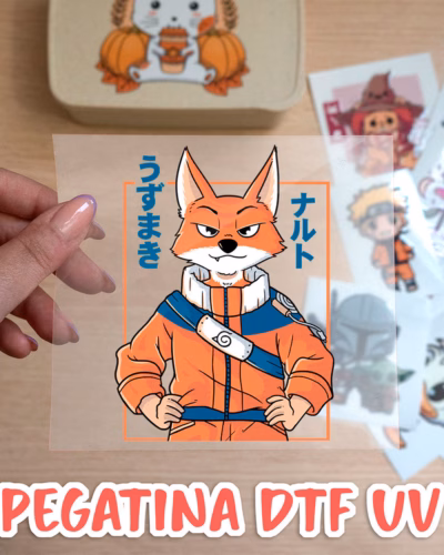 Pack de 2 Pegatinas DTF UV 10 Cm