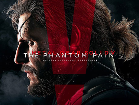 Imagen de la portada del juego Metal Gear V: The Phantom Pain.