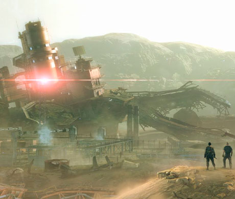 Imagen de estructura en el juego Metal Gear Survive.