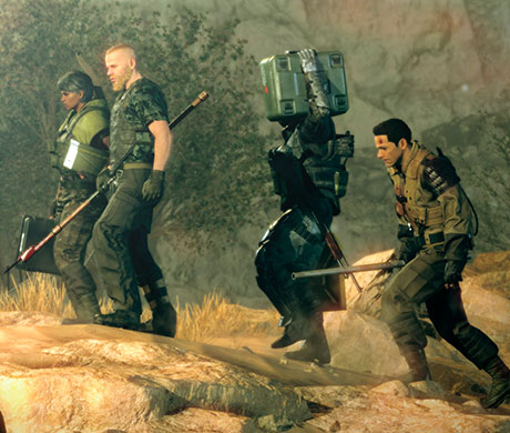 Imagen de varios personajes en el juego Metal Gear Survive