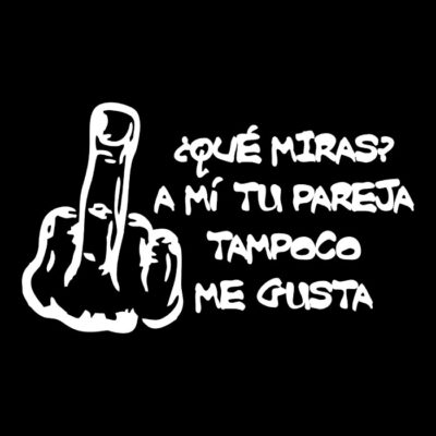 Tu pareja tampoco me gusta