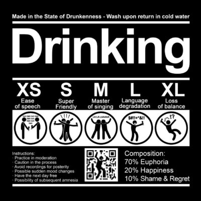 DRINKING LABEL