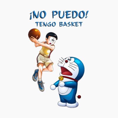 Gato y niño anime en un partido de Baloncesto