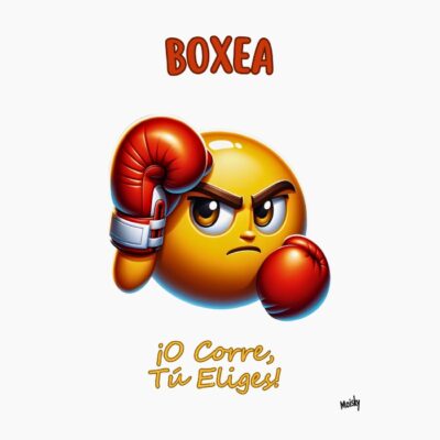 Emoji boxeador, corres o boxeas?