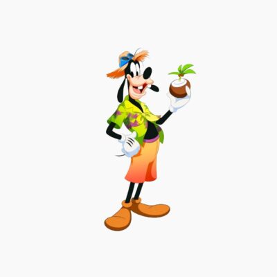 Perro Famoso descansando con un cocktail en la playa