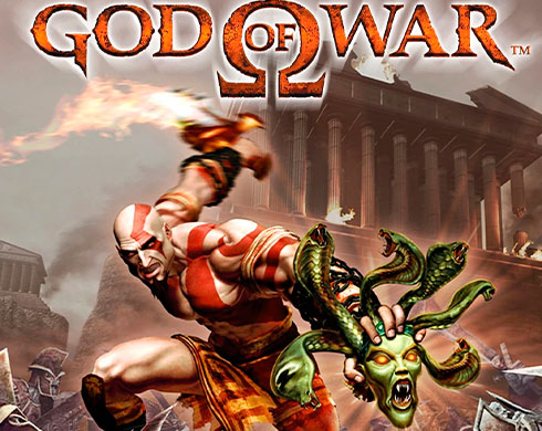 Imagen de la portada del primer juego de God of War.