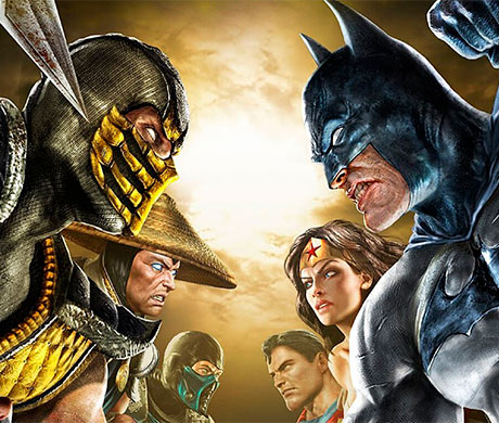 Imagen de la portada del juego Mortal Kombat vs. DC Universe.