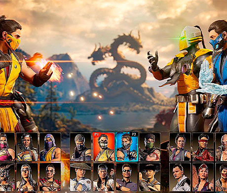 Imagen de la pantalla de selección de personaje del juego Mortal Kombat 1.