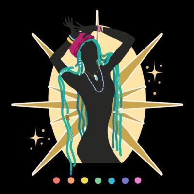 SILHOUETTE WOMAN CHAKRAS LOGO copy