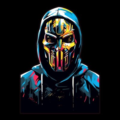 rock punk helmet mask armor