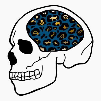 02 Animal leopard print Skull