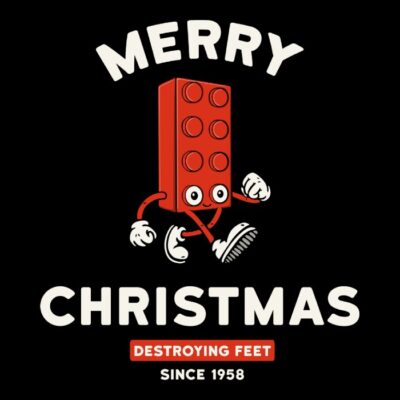 Merry christmas lego destroying feet tiendas