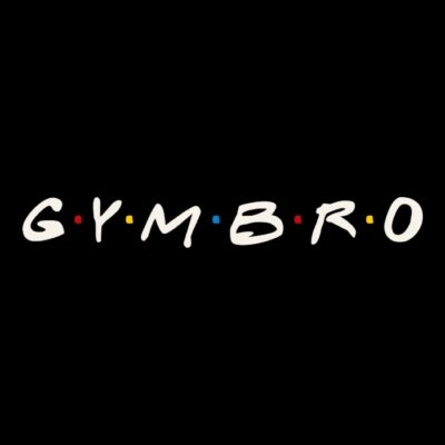 Gymbro FRIENDS camiseta negra tiendas