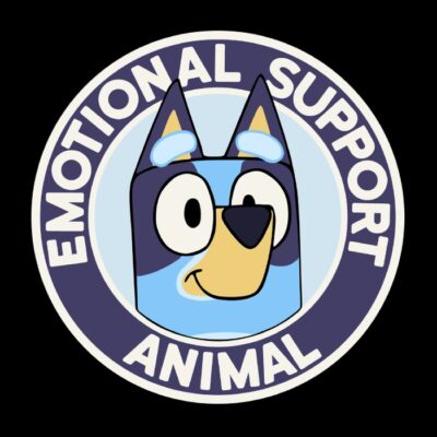 EMOTIONAL SUPPORT animal bluey heeler tiendas