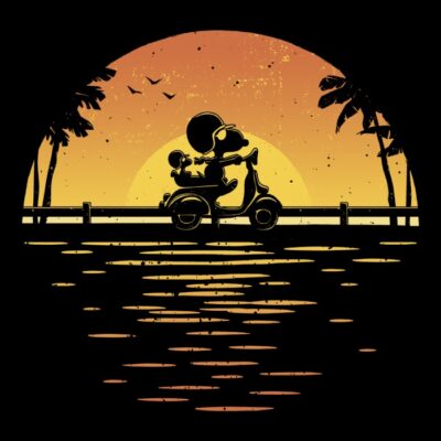 Sunset rider beagle w