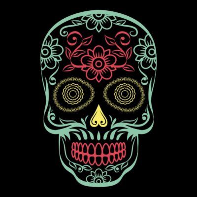 Calavera Mexicana (oscuro)