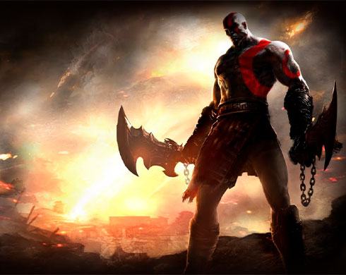 Imagen de la portada del juego God of War: Ghost of Sparta.