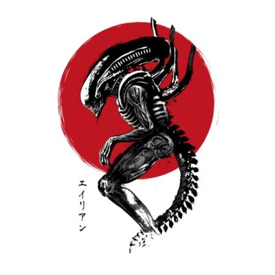 Xenomorph sumi-e