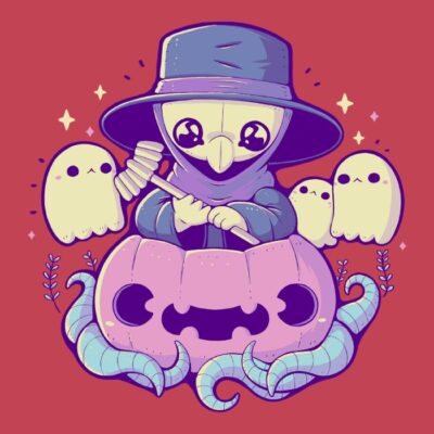 Cute Plague Doctor Pumpkin