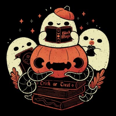 Cute Halloween Ghosts Book Club