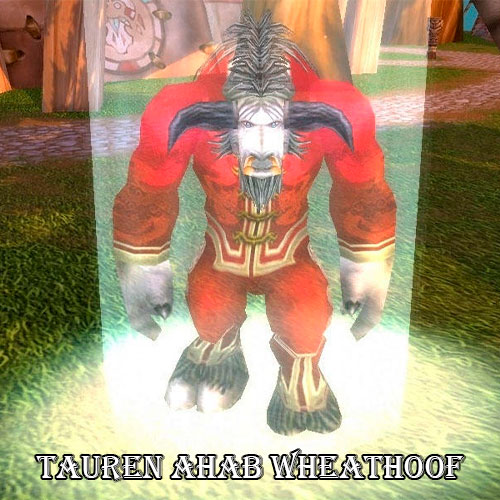Imagen de npc creado por un niño llamado erza en el juego world of warcraft.