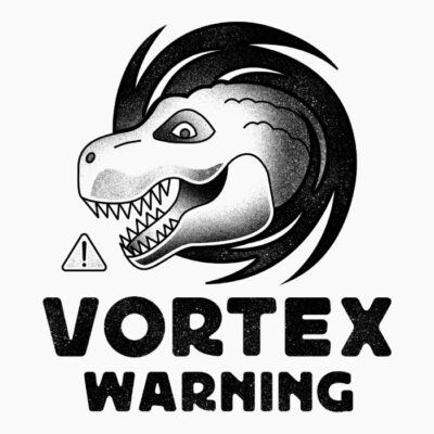 Vortex Warning Dinosaur Emblem