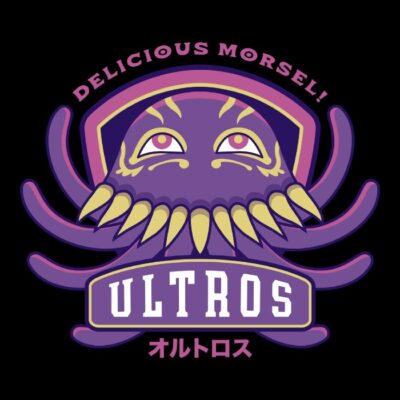 Fantasy Squid Monster Emblem