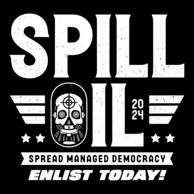 Spill Oil Emblem