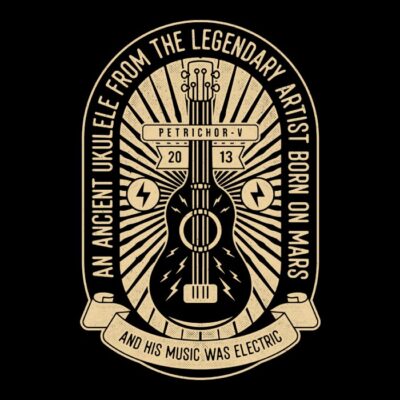 Space Ancient Ukulele Crest